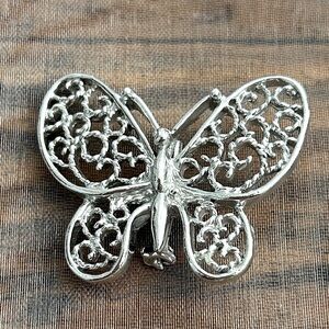 Vintage‎ Gerry’s Silver Butterfly Brooch
